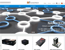 Tablet Screenshot of nanotek.com