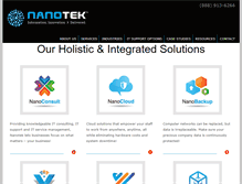 Tablet Screenshot of nanotek.ca